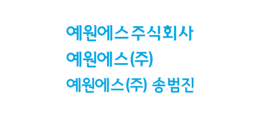 예원에스주식회사 예원에스(주) 예원에스(주) 송번진